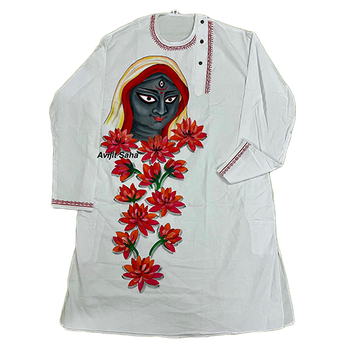 Hand Painted Cotton Kurta