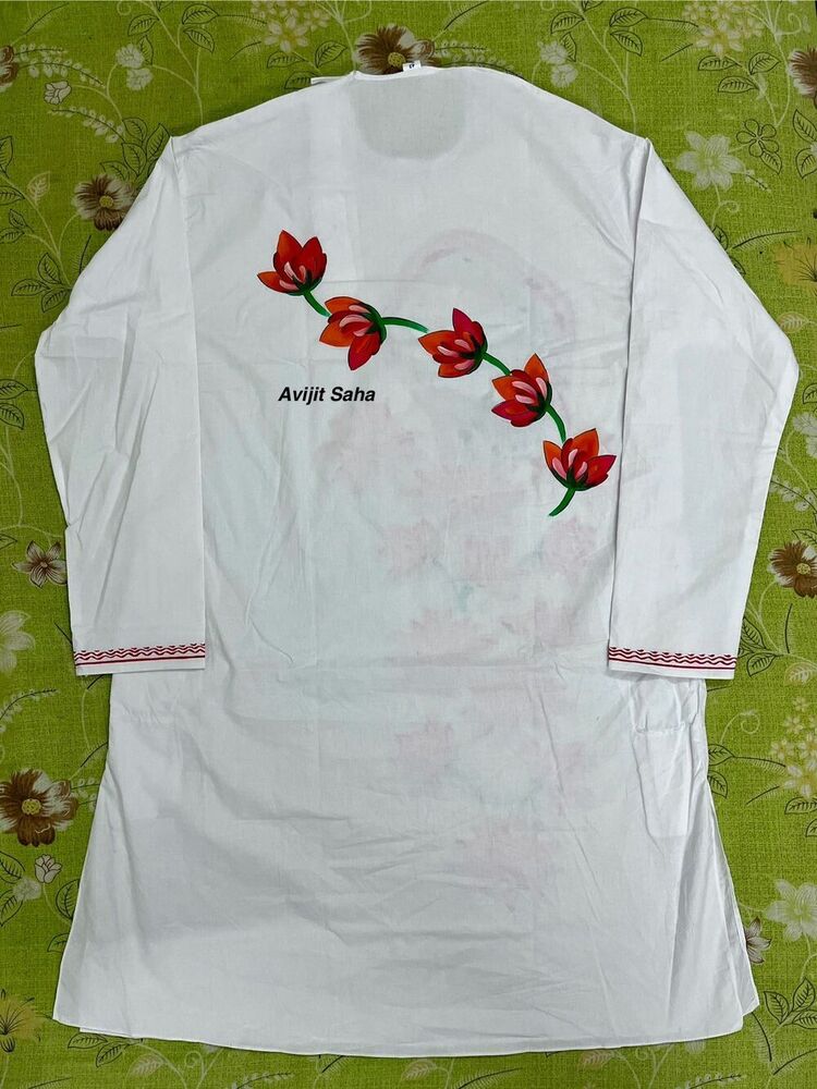Hand Painted Cotton Kurta