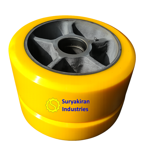 Heavy Duty Polyurethane Wheels - Premium Grade Synthetic Polymer, Ideal For Industrial Applications, Abrasion Resistant