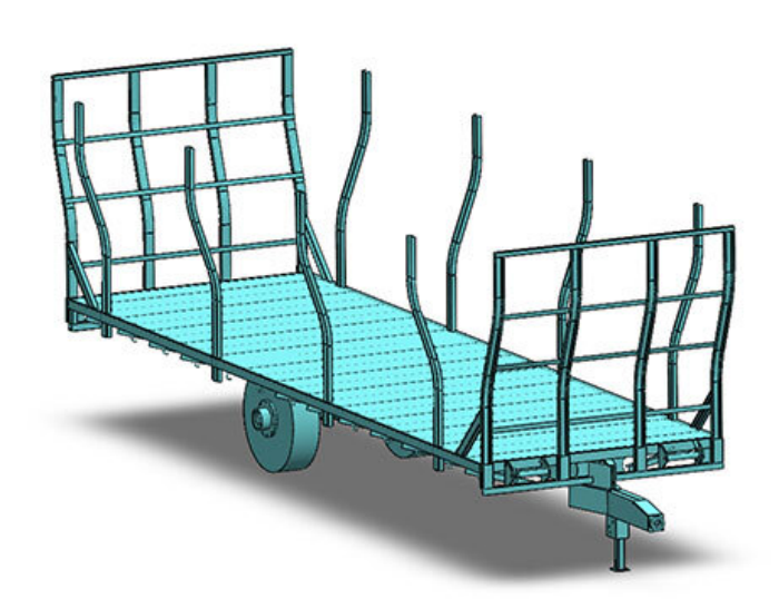 Platform Trolley - Stainless Steel, Standard Size, Polished Surface | Industrial Use, Durable Design For Heavy Loads