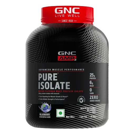 GNC AMP Pure Isolate Whey Protein Powder