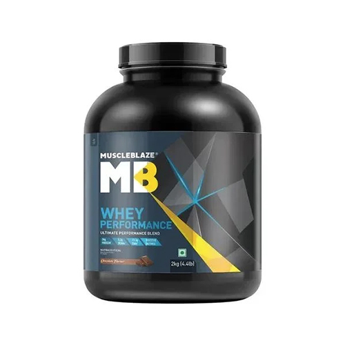 MuscleBlaze Whey Protein, Biozyme Whey, Performance Protein 2kg, Muscle Growth, Strength, Recovery