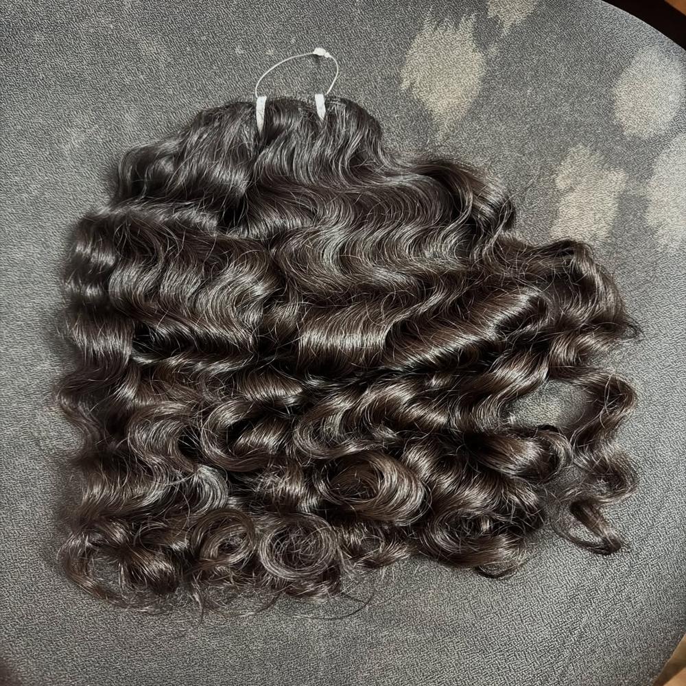 South Temple Temple Curly Weft Human Hair Sewn Weft Bundle