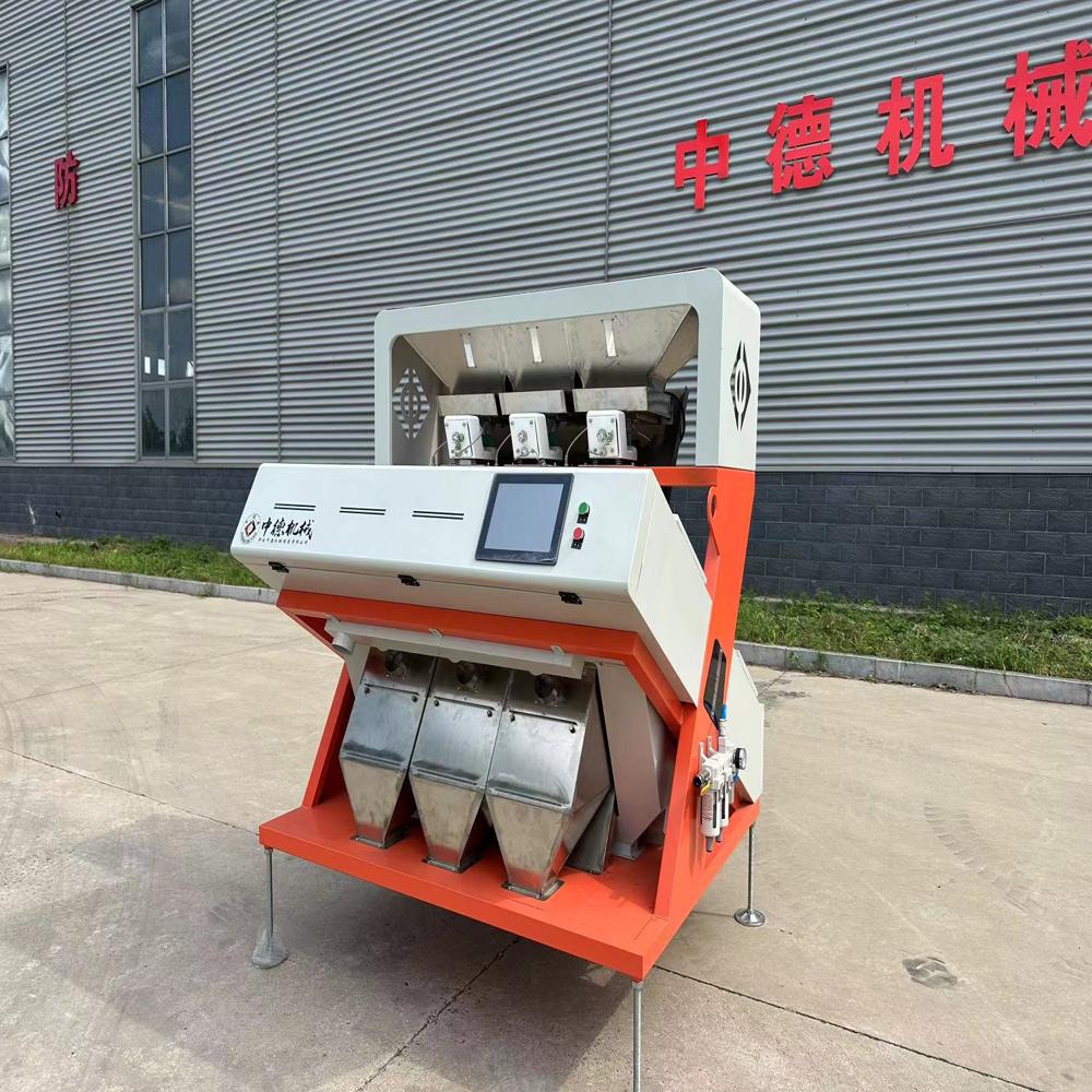 High Capacity 2 Chutes Glutinous Rice Color Sorter Brown White Rice Color Sorting Machine for Rice Mill