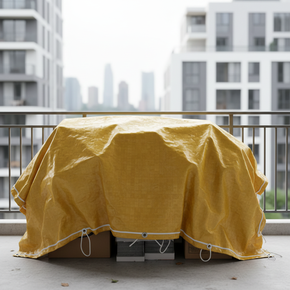 Balcony Waterproof Sheet - Color: Blue