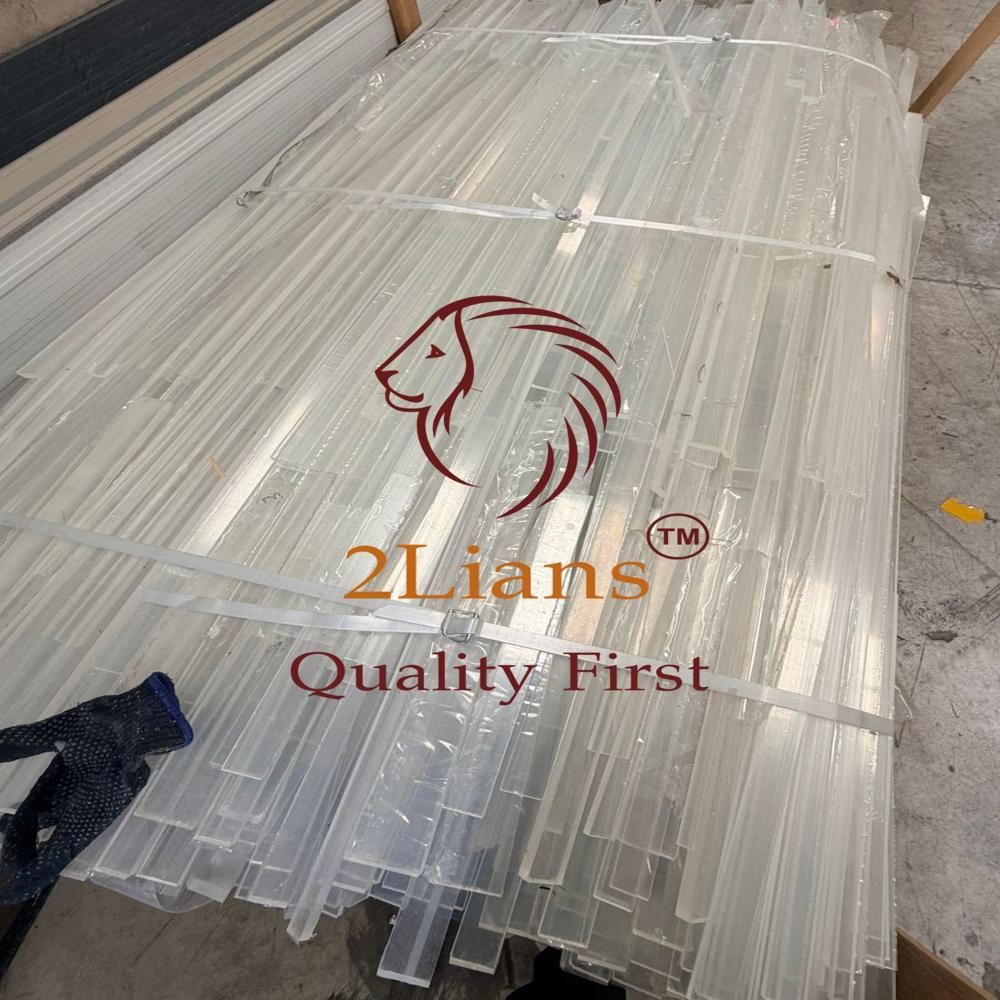 PMMA Strips offcuts Cast grade Clear