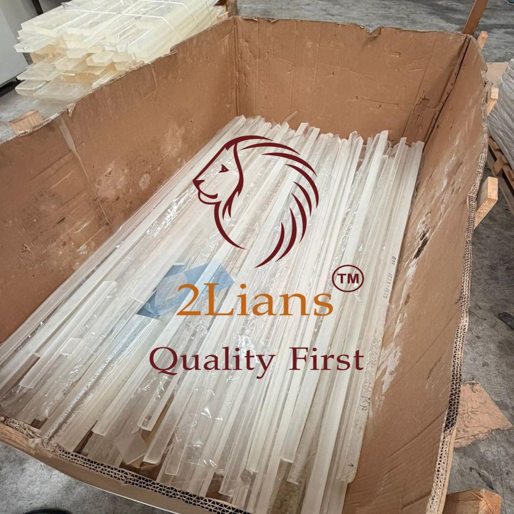 PMMA Strips offcuts Cast grade Clear
