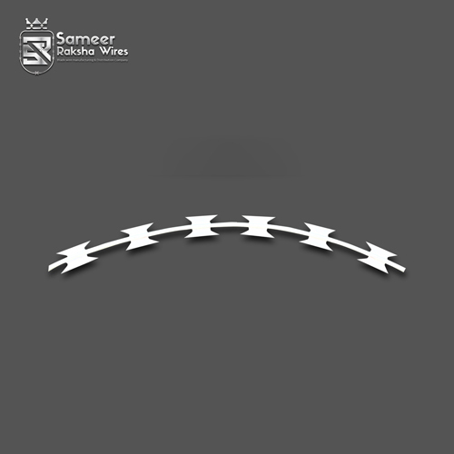 Single Aluzinc Razor Wire