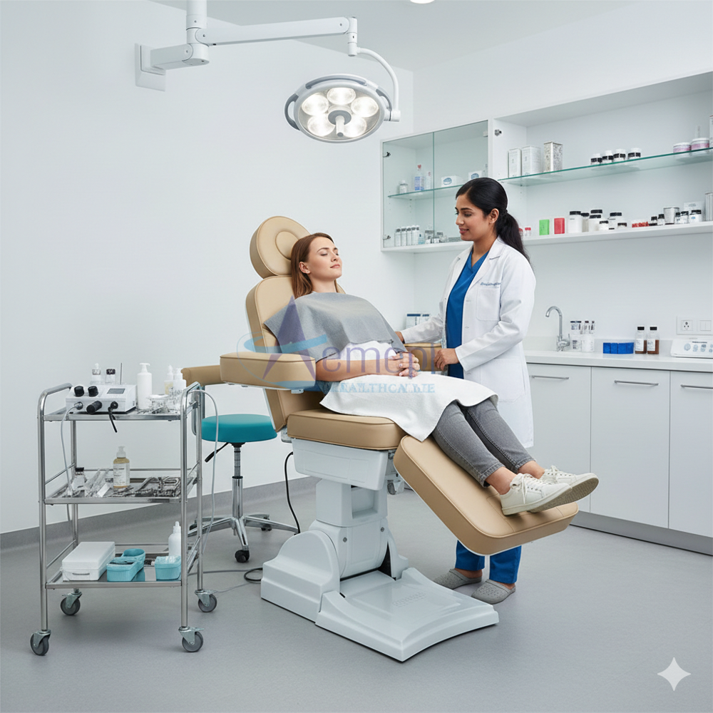 Derma chair for dermatologist