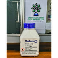 Citric Acid, Anhydrous Sq Qualigens - 500g Plastic Bottle, 99.5% Purity, White Crystalline Powder
