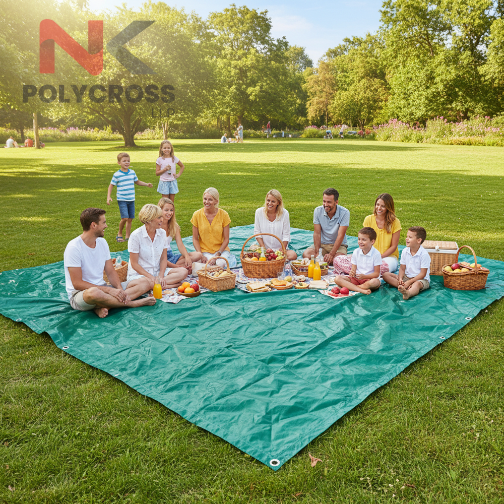 Picnic Ground Sheet - Color: Blue