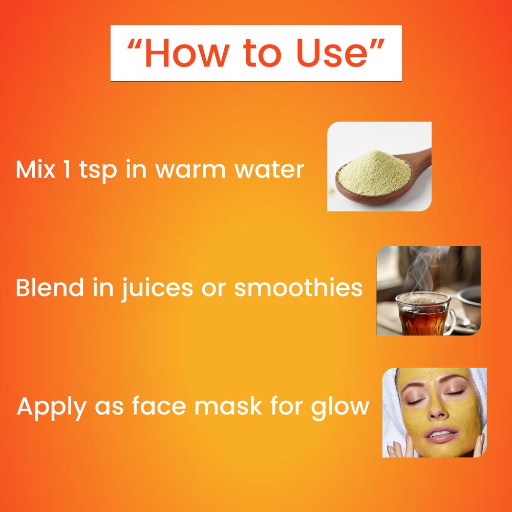 Lebrostone Papaya Leaves Powder Immunity Booster, Platelet Support & Natural Detox(200g)