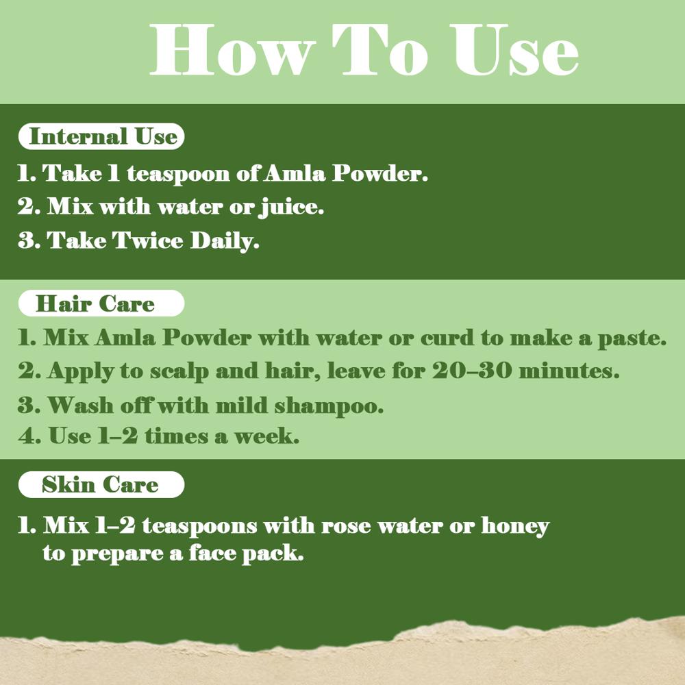 Lebrostone Amla Powder 100g | Natural Vitamin C Rich Hair & Skin Care Powder