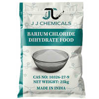 Barium Chloride Dihydrate Food - Boiling Point: Decomposes On Heating