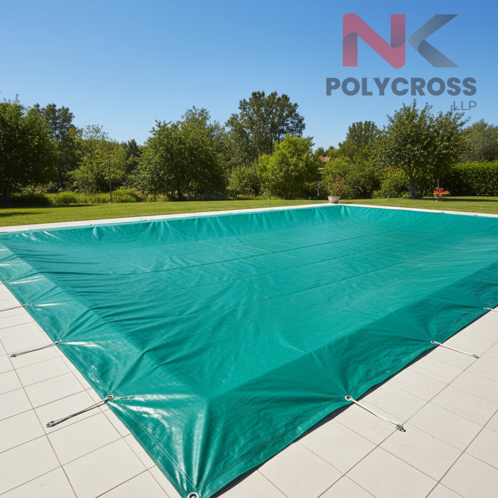 Swimming Pool Cover - Color: Blue