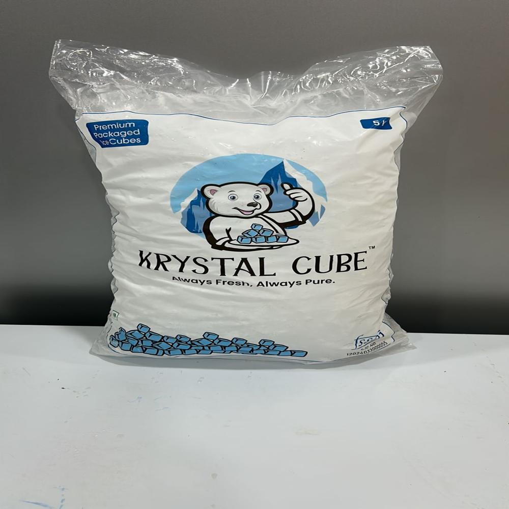 Ice Bags - Food Grade 3 Layer Pe Film, Custom Sizes And Colors , Superior Seal Strength & Deep Freeze Properties