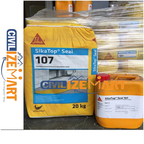 Sika Waterproofing Coating for Terrace & Bathroom SikaTop 107 Seal Plus.