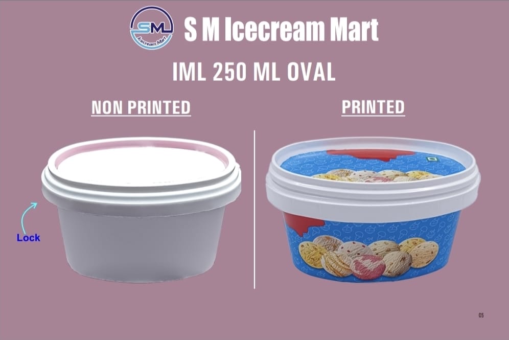 250ml IML Oval Container