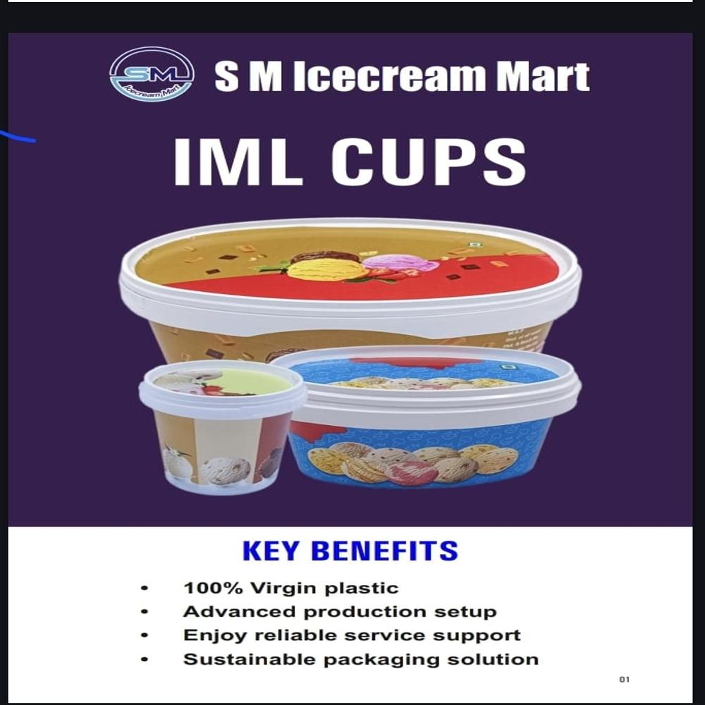 125ml Iml Oval Container - Color: White