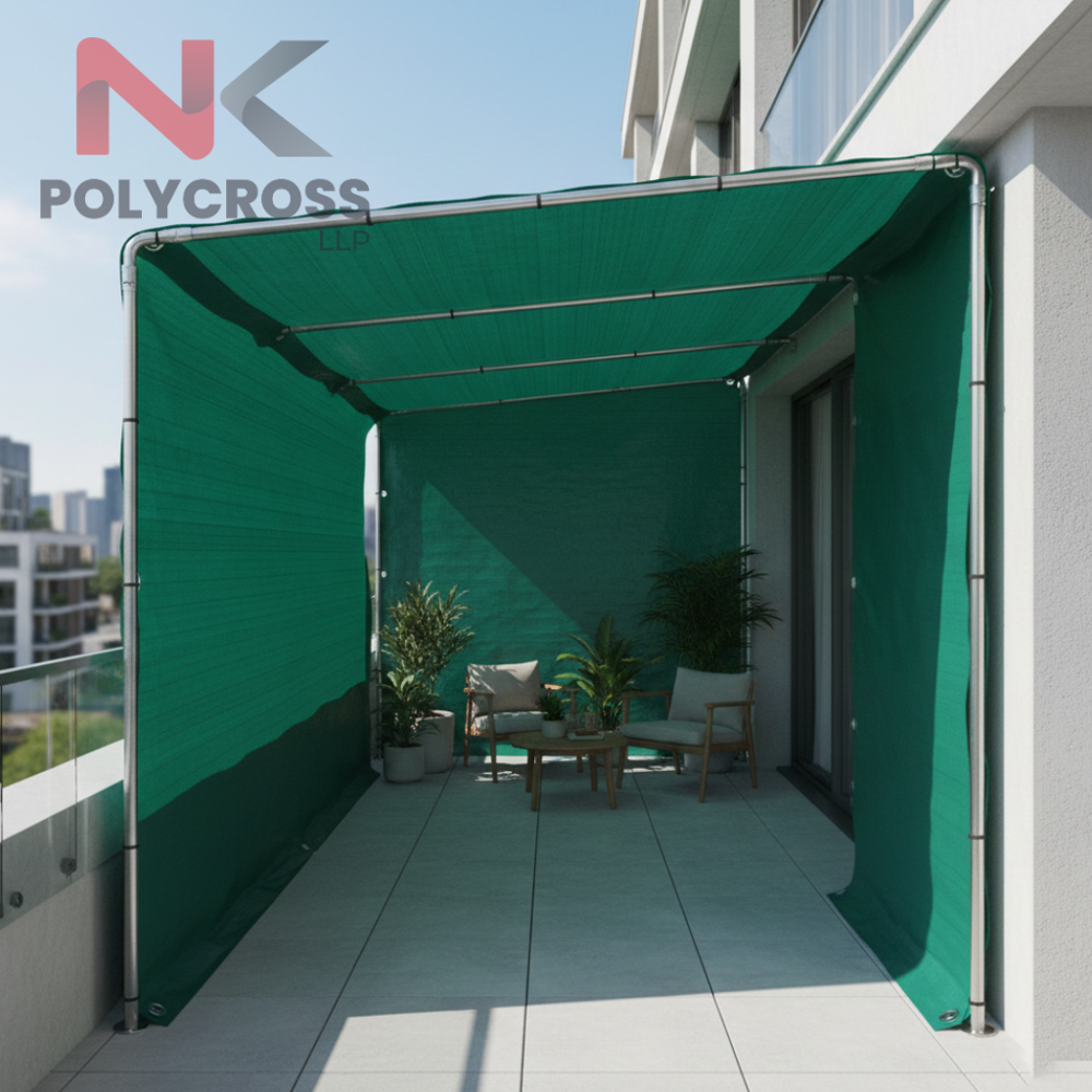 Balcony Shade Sheet - Color: Blue
