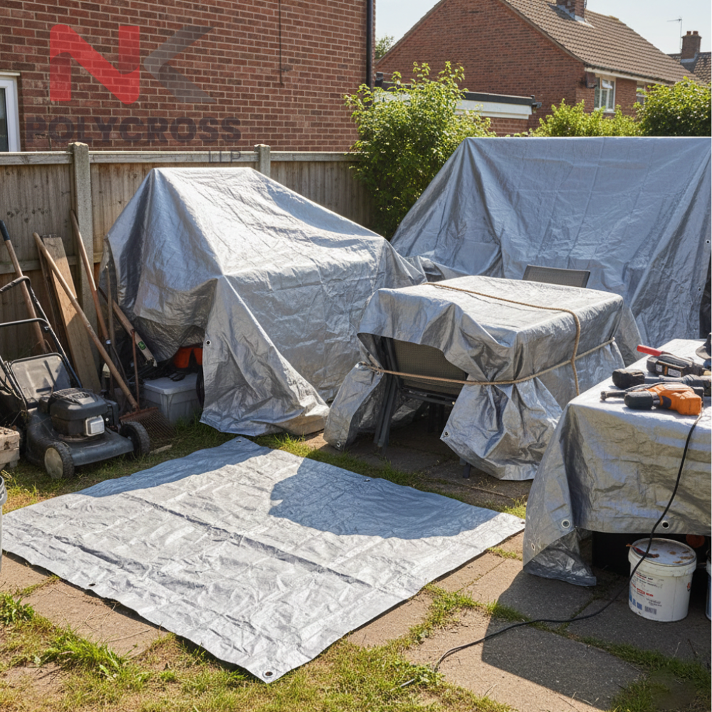 General Purpose Tarpaulin - Application: Picnics And Family Outings  Camping Ground Sheet  Beach And Park Use  Garden Sitting Area Cover  Outdoor Events And Gatherings
