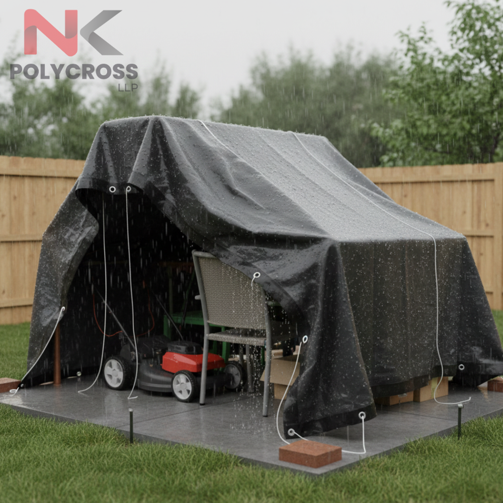 Rainproof Garden Sheet - Color: Blue