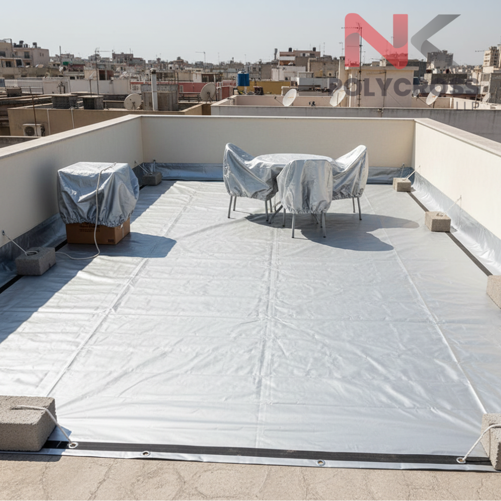 Terrace Waterproof Sheet - Color: Blue
