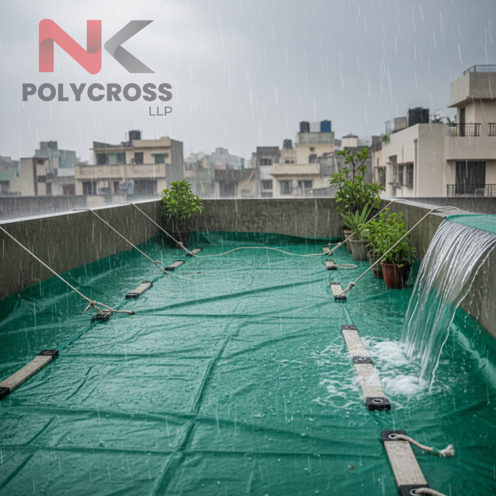 Terrace Waterproof Sheet - Color: Blue