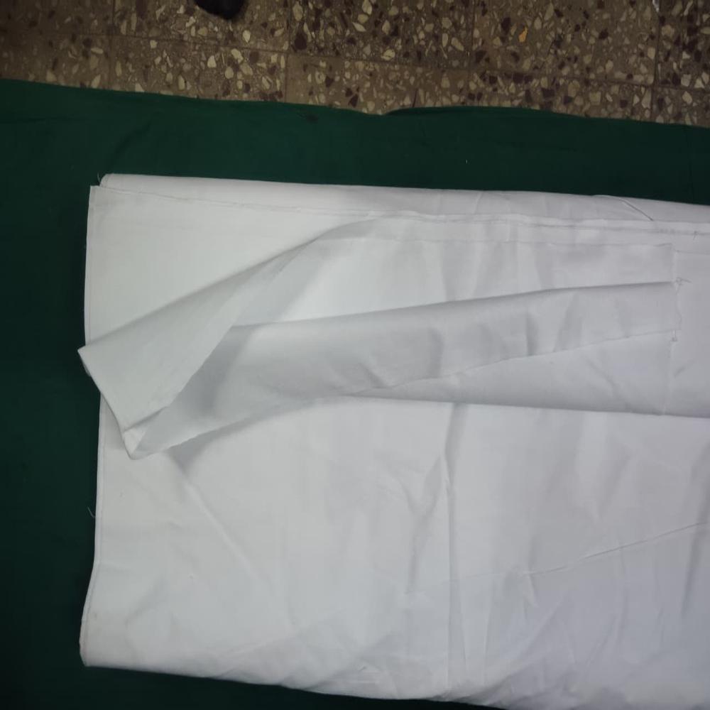 White cloth for bedsheet 90 inch
