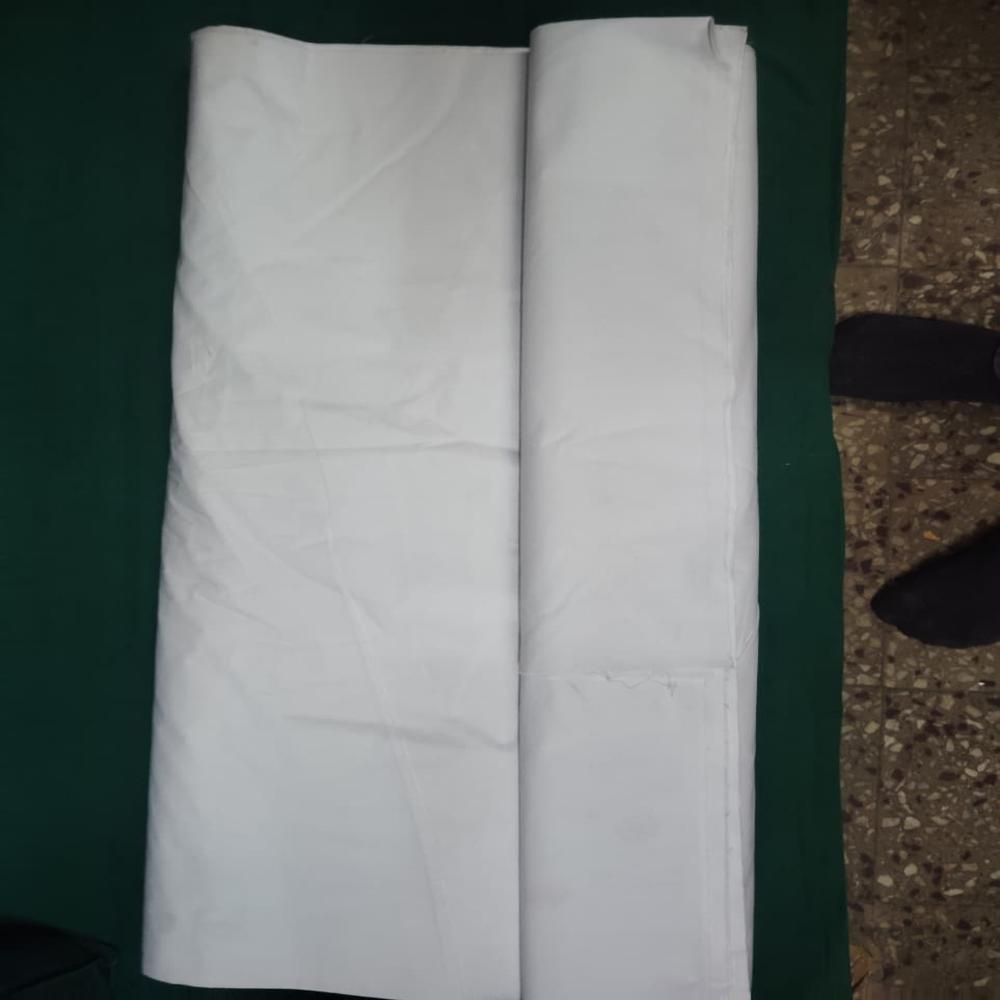 White cloth for bedsheet 90 inch