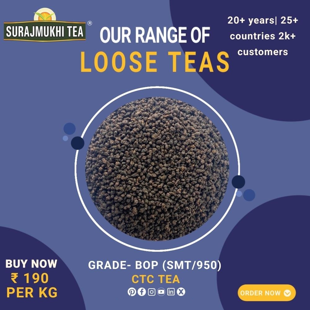 Assam Ctc Bop Black Tea (Smt/950) - Shelf Life: 12 Months