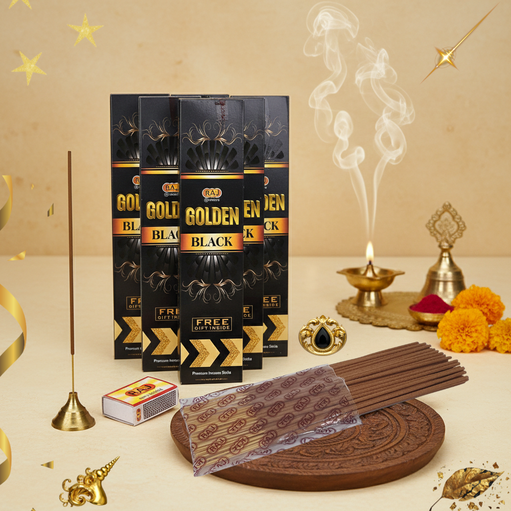 Golden Black Premium Incense Sticks