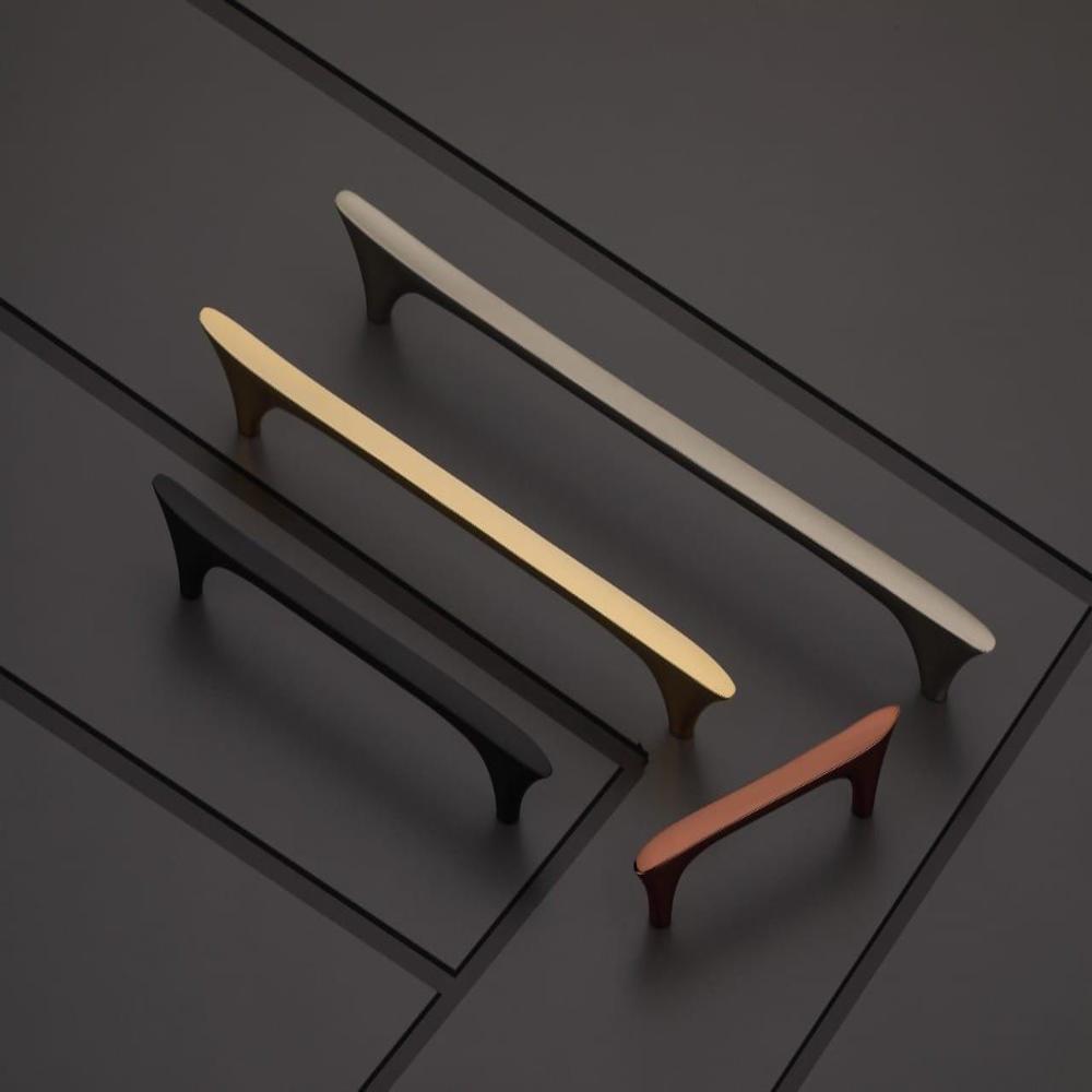 Cabinet Handles - Color: White Black Gold