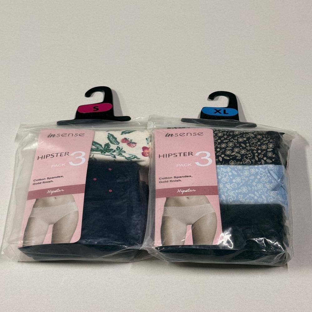W13391 Insense Ladies 3 pc pack Stretch Briefs