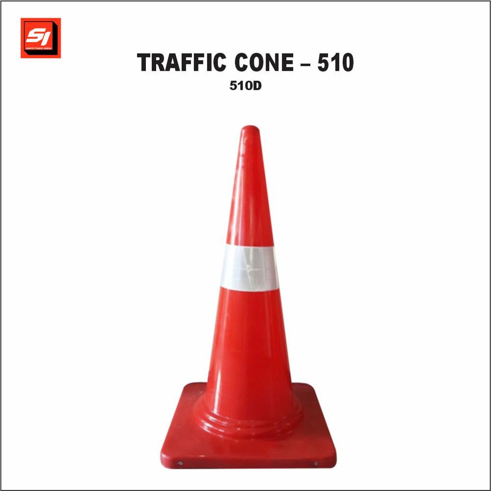 Plastic Traffic Cone - 510d - Color: Red