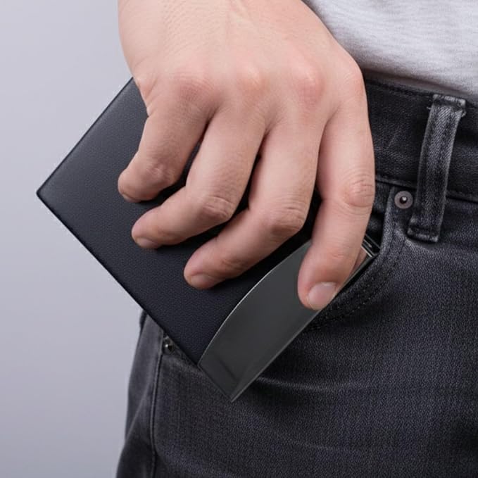 Premium Metal Visiting Card Case Classy Card Holder (SS-711)