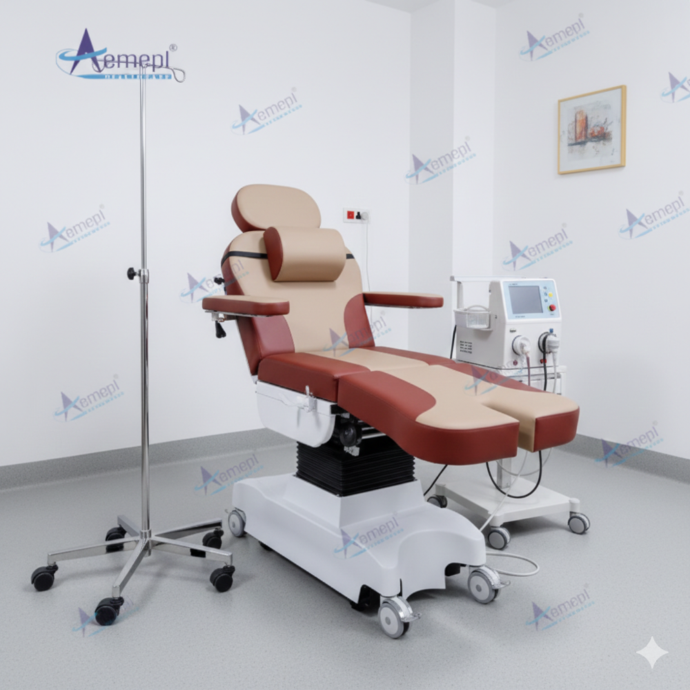 Adjustable Dialysis Chair - Color: Various Color Available