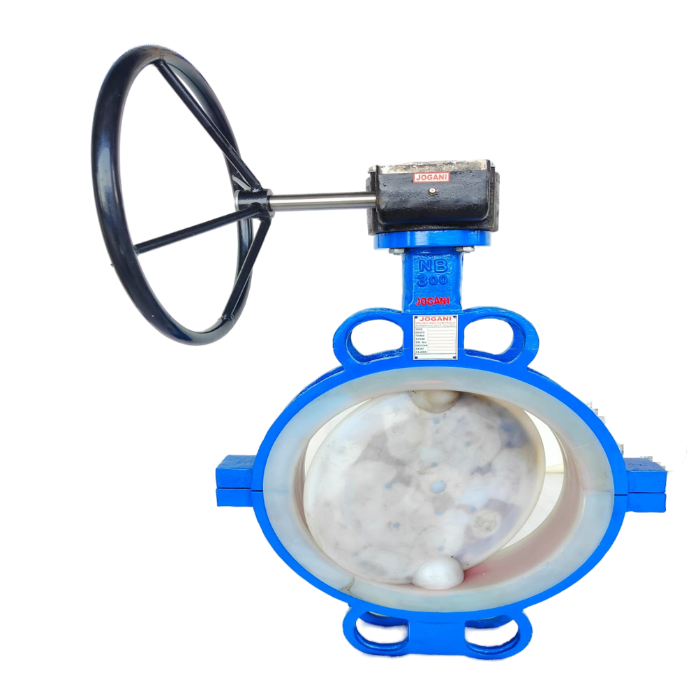 Stainless Steel 3 Inch Ptfe Lined Wafer Type Butterfly Valve - Industrial Usage, Superior Durability And Performance