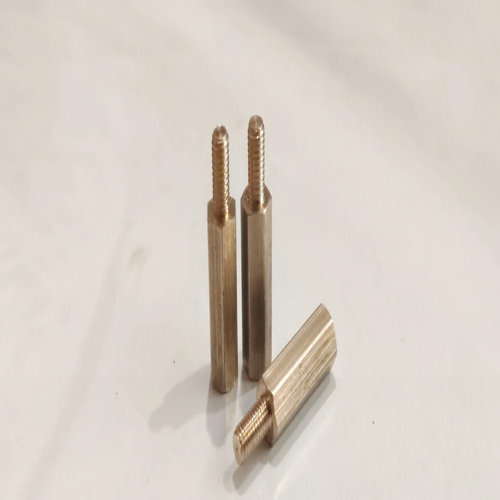 Brass Standoff Pillars Spacers - Color: Golden