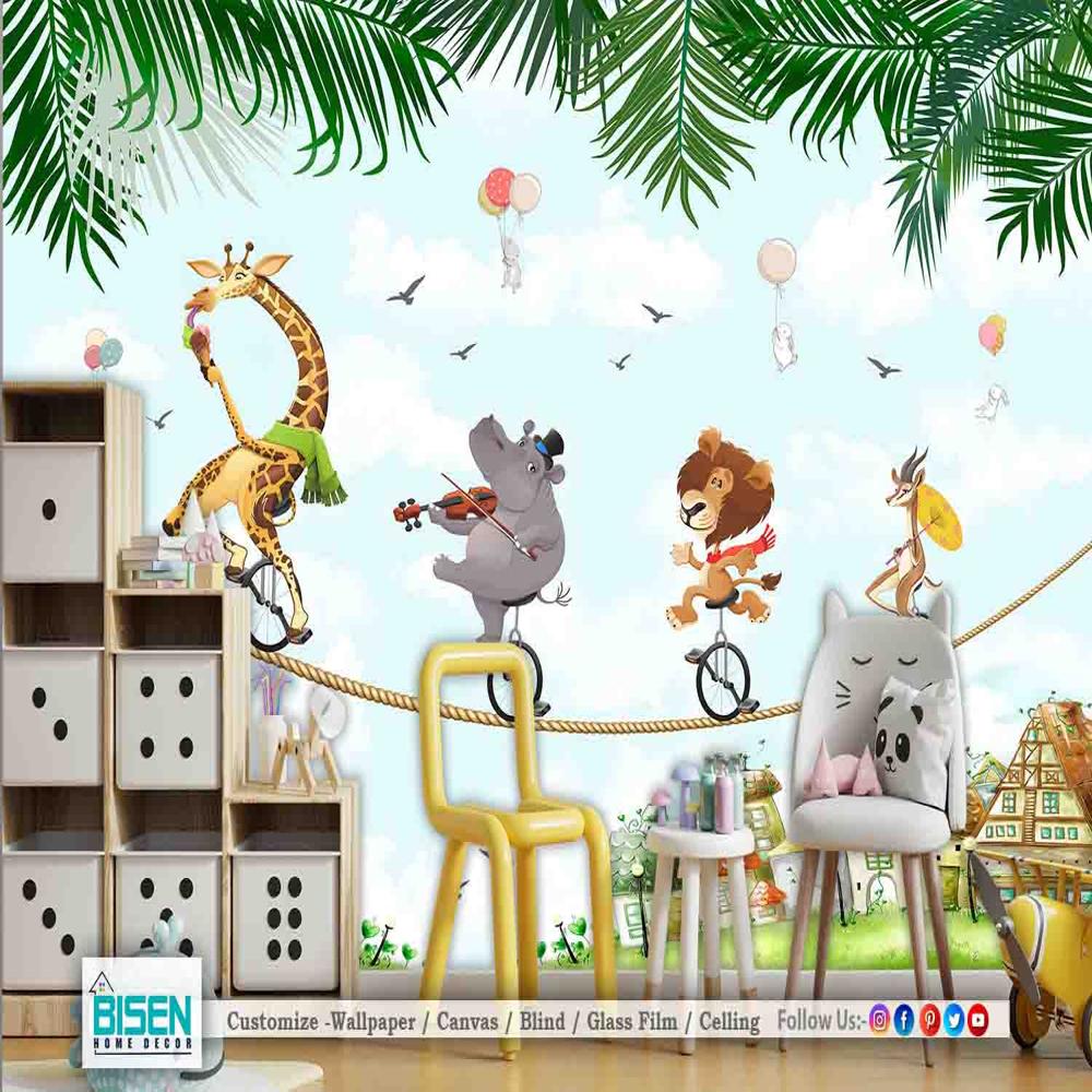 Kids bedroom wallpaper