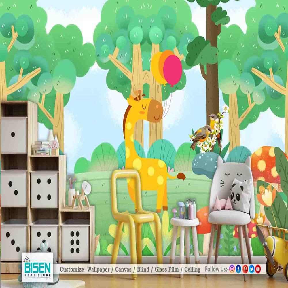 Kids bedroom wallpaper