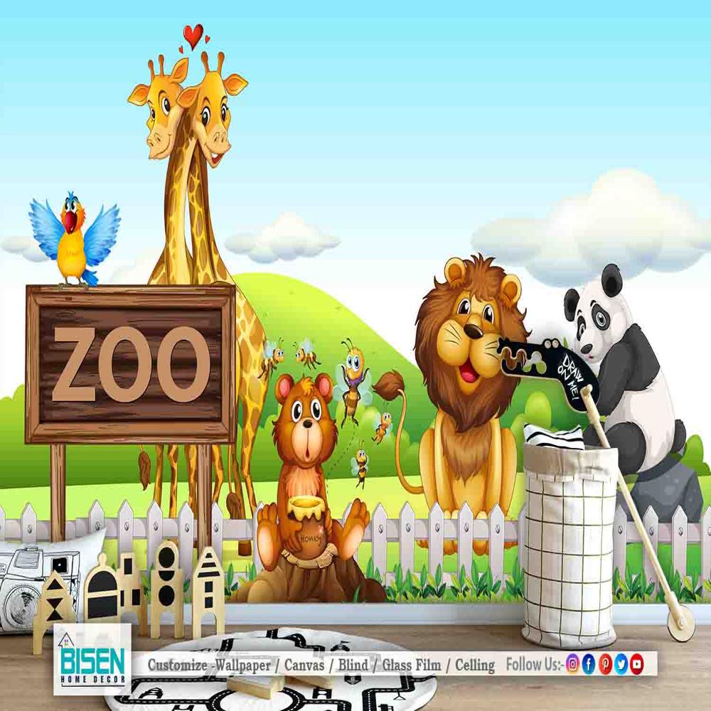 Kids bedroom wallpaper