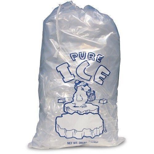 Ice Bags - Food Grade 3 Layer Pe Film, Custom Sizes And Colors , Superior Seal Strength & Deep Freeze Properties