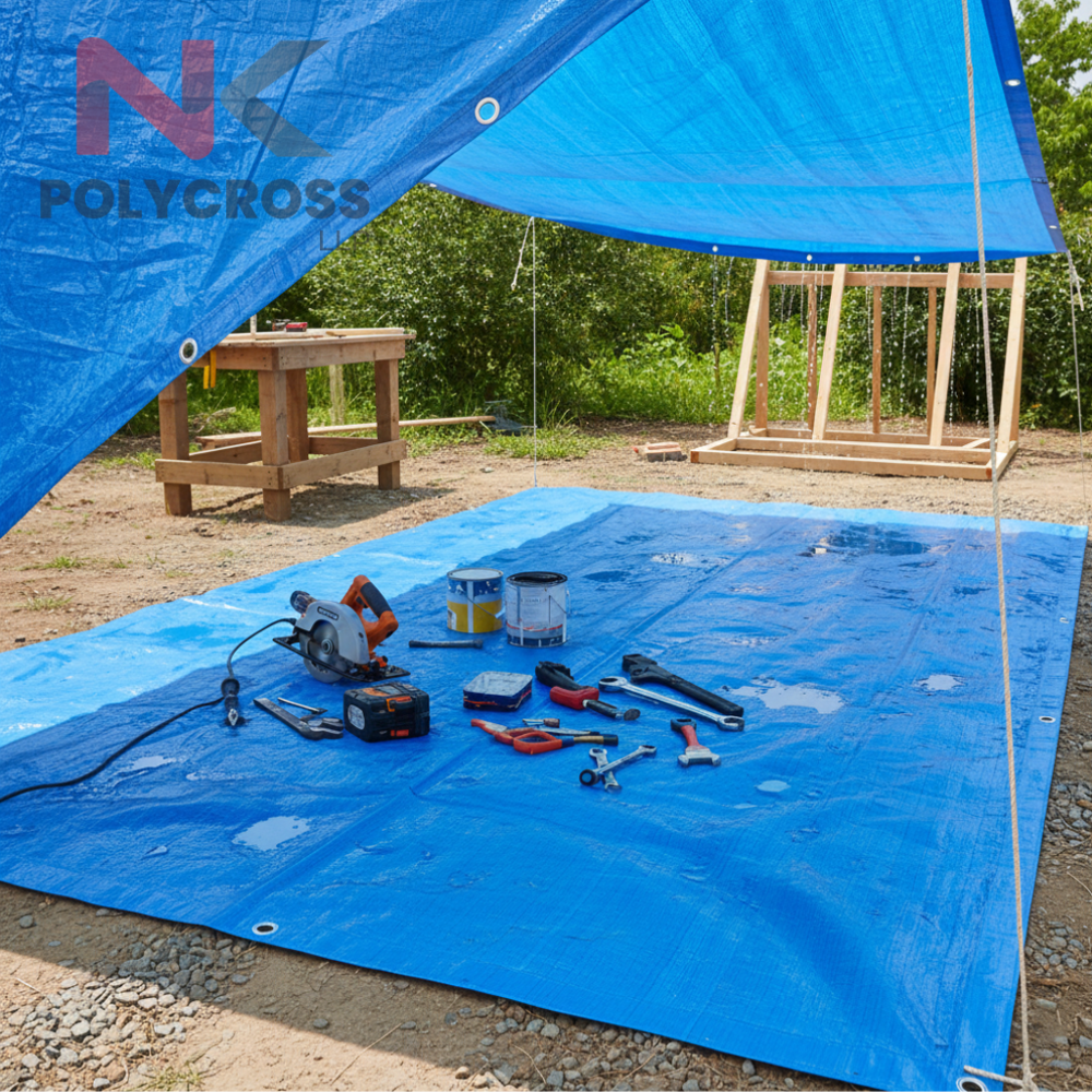 Outdoor Utility Sheet - Color: Blue