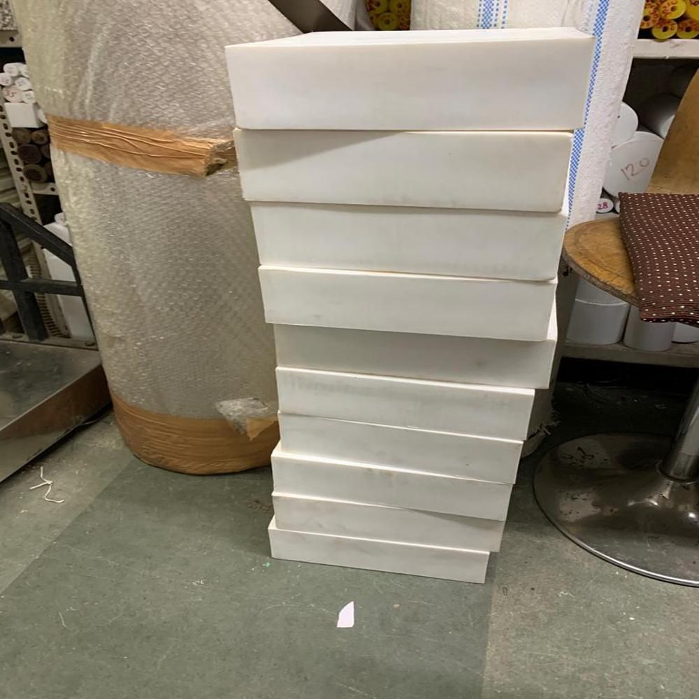 Ptfe Thick Sheet - Size Options 100x100 Mm, 10 Mm Thickness | Working Temperature: -240 To +260â°c, Corrosion Resistant