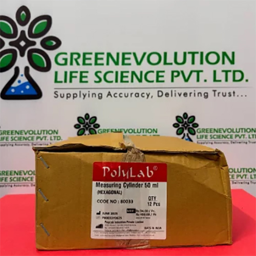 Hexagonal Measuring Cylinder Polylab 50 Ml