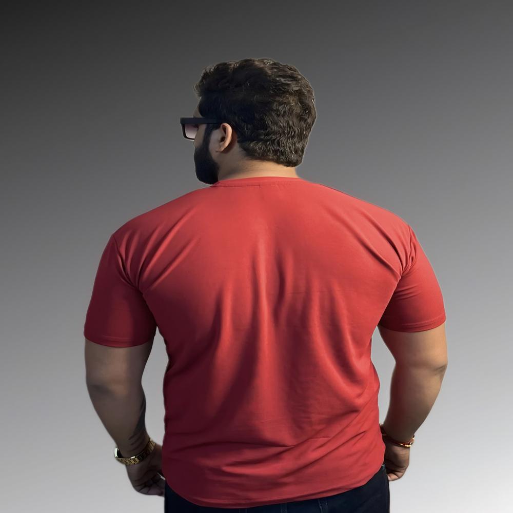 Round Neck Sap Matty Polo T-shirt - Color: As Per Requirement