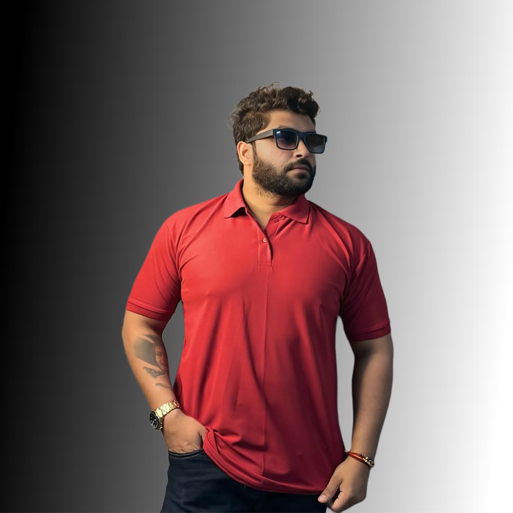 Mens Sap Comb Matty Polo T-shirt - Color: As Per Requirement
