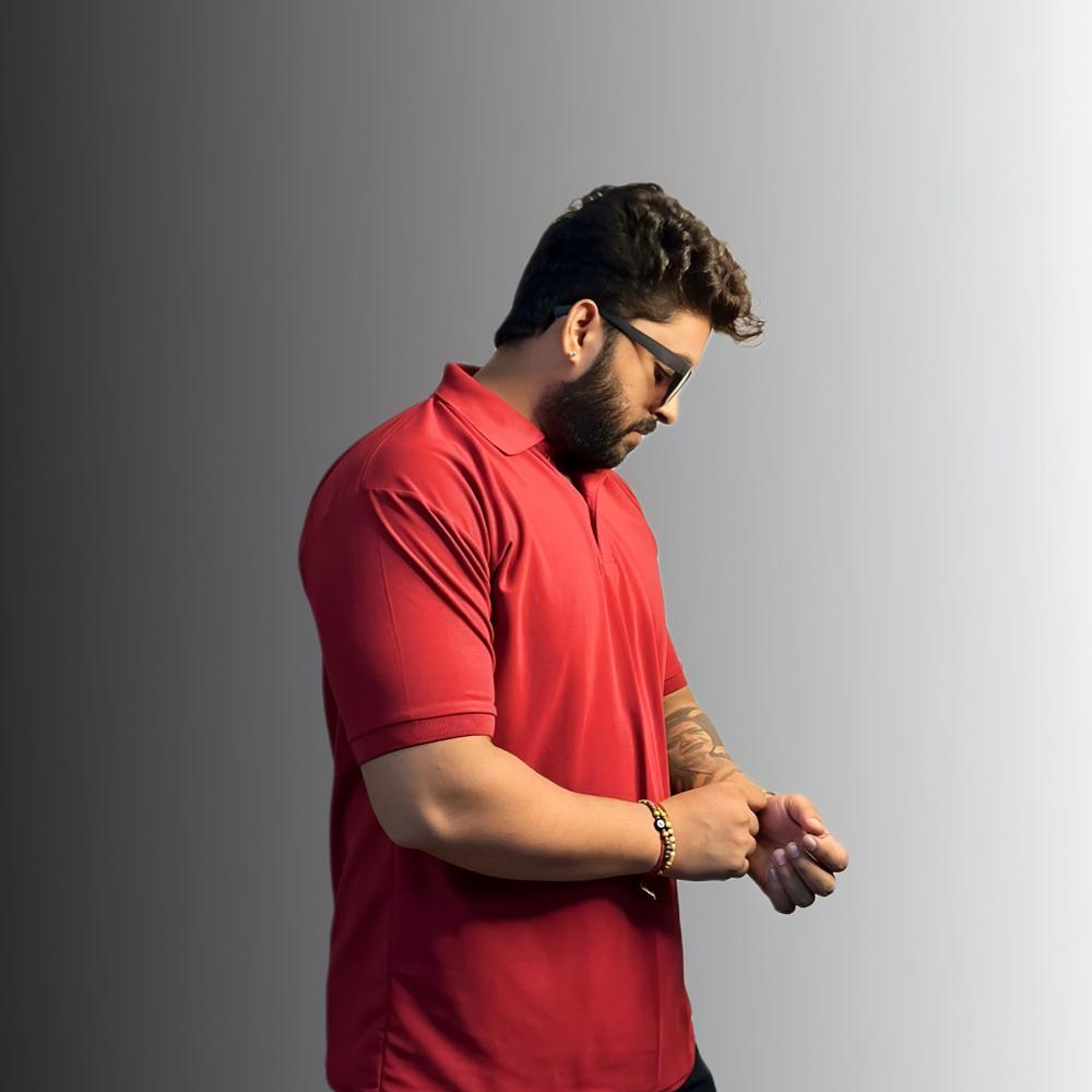 Mens Sap Comb Matty Polo T-shirt - Color: As Per Requirement