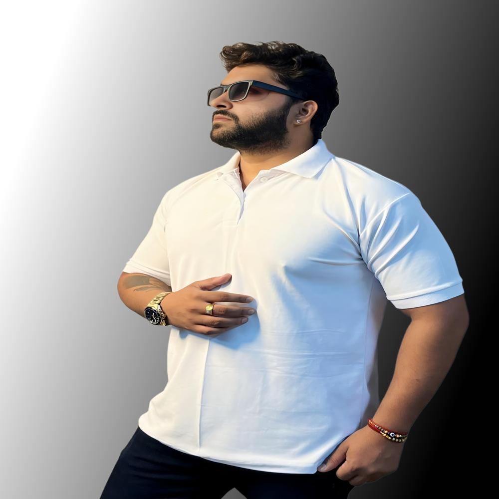 Mens Sap Comb Matty Polo T-shirt - Color: As Per Requirement